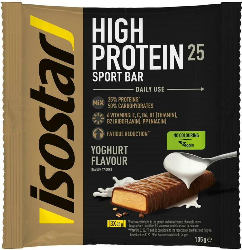 Isostar High Protein Riegel Joghurt 3er