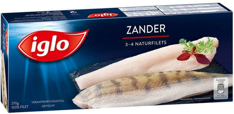Iglo Zander Naturfilets