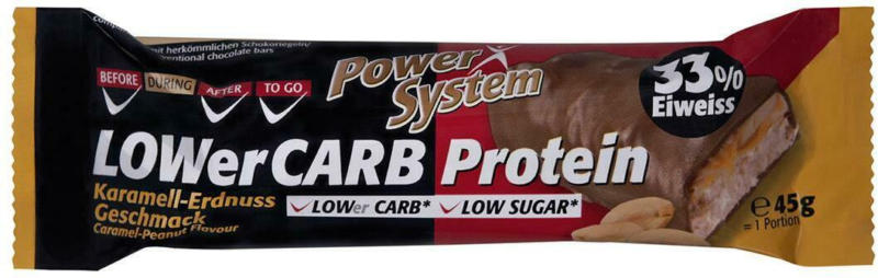 Power System LOWerCARB Protein Karamell-Erdnuss
