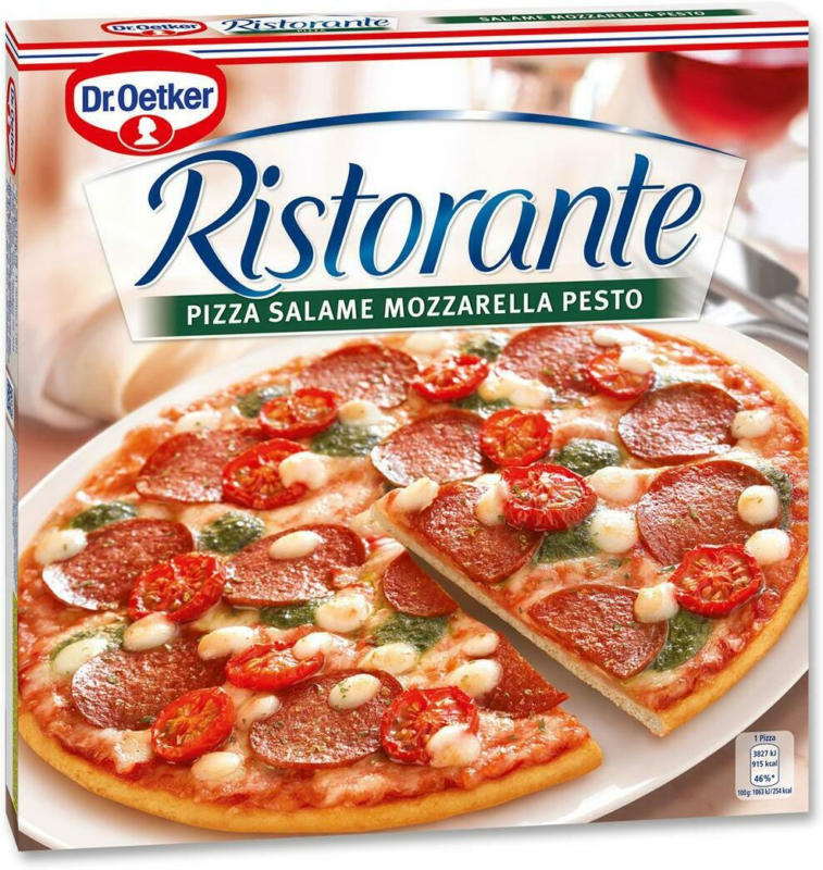 Dr. Oetker Ristorante Pizza Salame Mozzarella Pesto