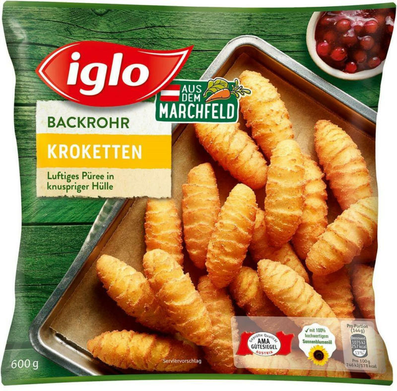 Iglo Backrohr Kroketten