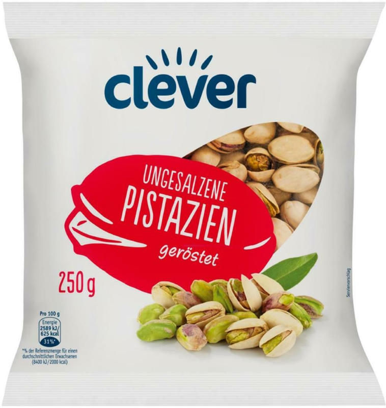 Clever Pistazien ungesalzen & geröstet