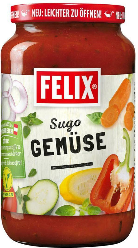 Felix Sugo mit Gemüse