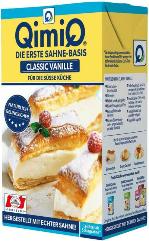 Qimiq Classic Vanille für die süße Küche