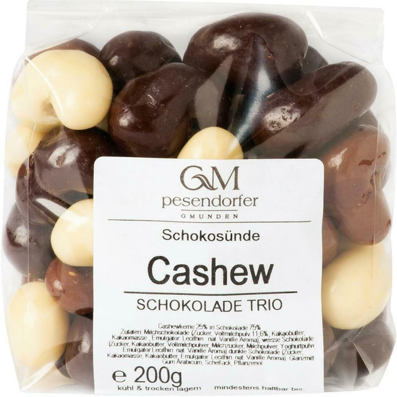 Pesendorfer Cashew in Schokotrio