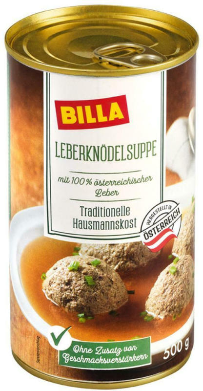 BILLA Leberknödelsuppe