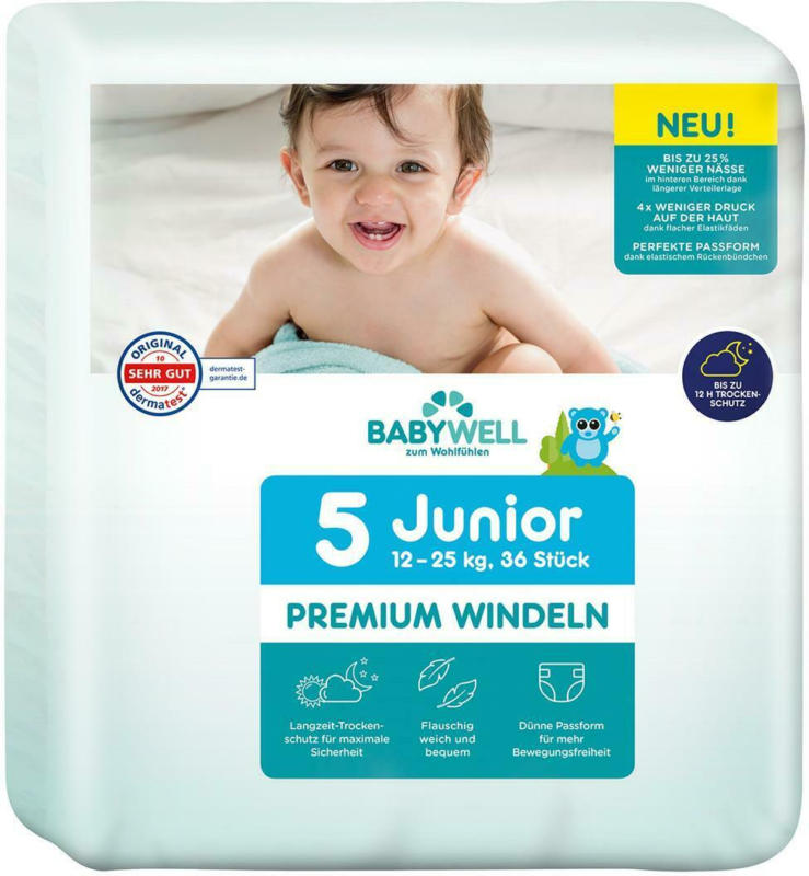 Babywell Premium-Windeln Junior Gr. 5