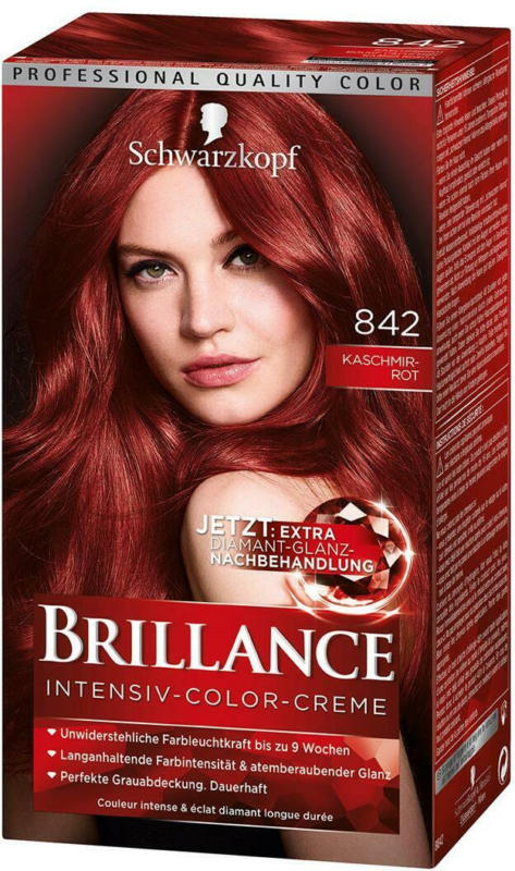 Brillance Intensiv-Color-Creme Nr. 842 Kaschmirrot