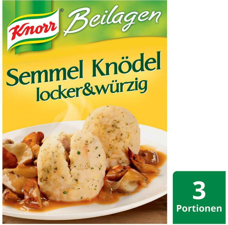 Knorr Semmelknödel im Kochbeuteln