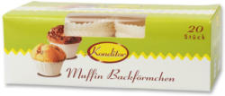 Konditor Muffin Backförmchen Weiß