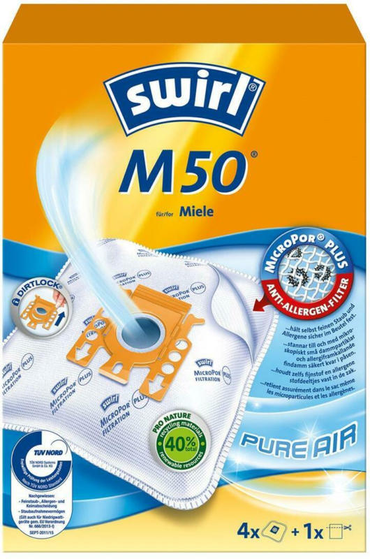 Swirl Staubsaugerbeutel M 50