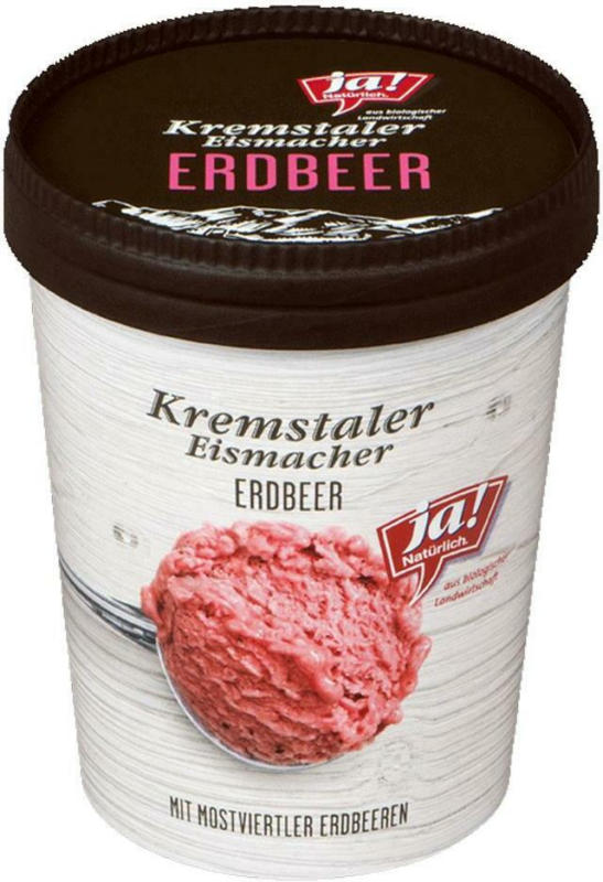 Ja! Natürlich Erdbeer Eis