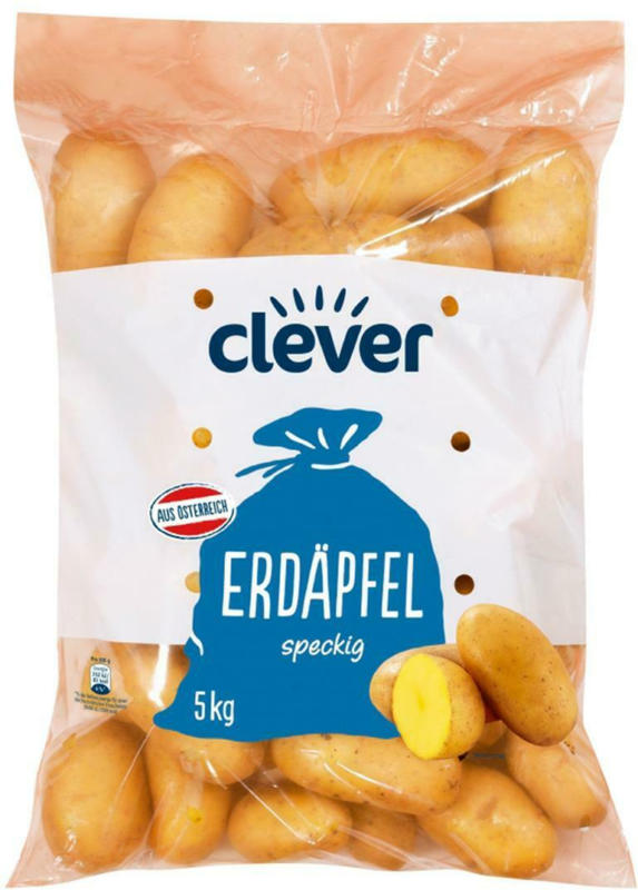 Clever Erdäpfel speckig aus Österreich
