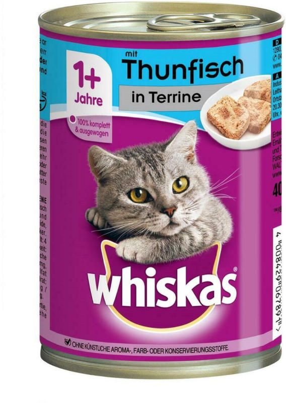 Whiskas Terrine mit Thunfisch 1+