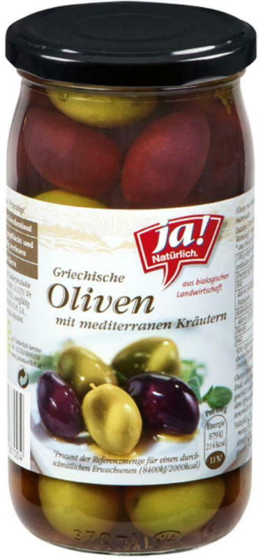 Ja! Natürlich Griechische Oliven mit Kräutern