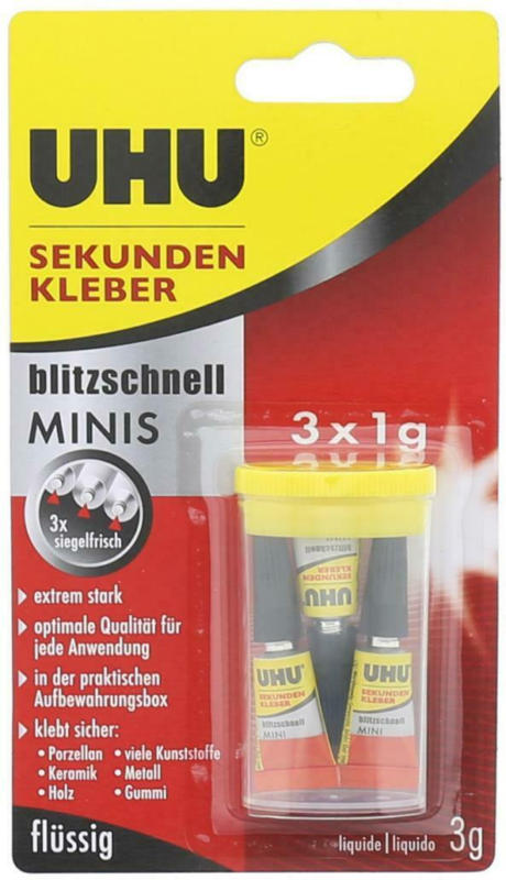 UHU Sekundenkleber Minis