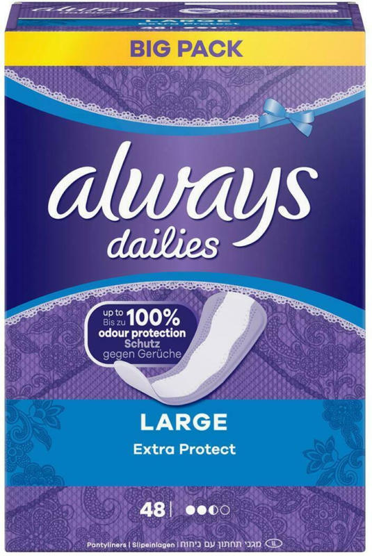 Always Extra Protect Large Slipeinlagen Vorteilspack