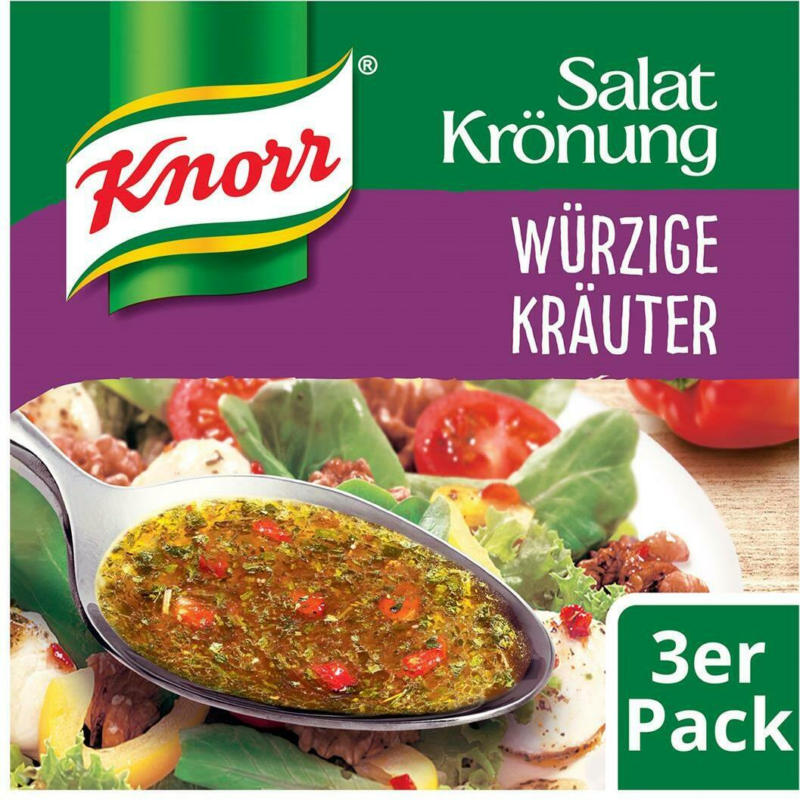 Knorr Salatkrönung Würzige Kräuter 3er