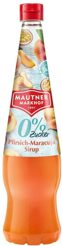 Mautner Markhof 0% Pfirsich-Maracuja Sirup