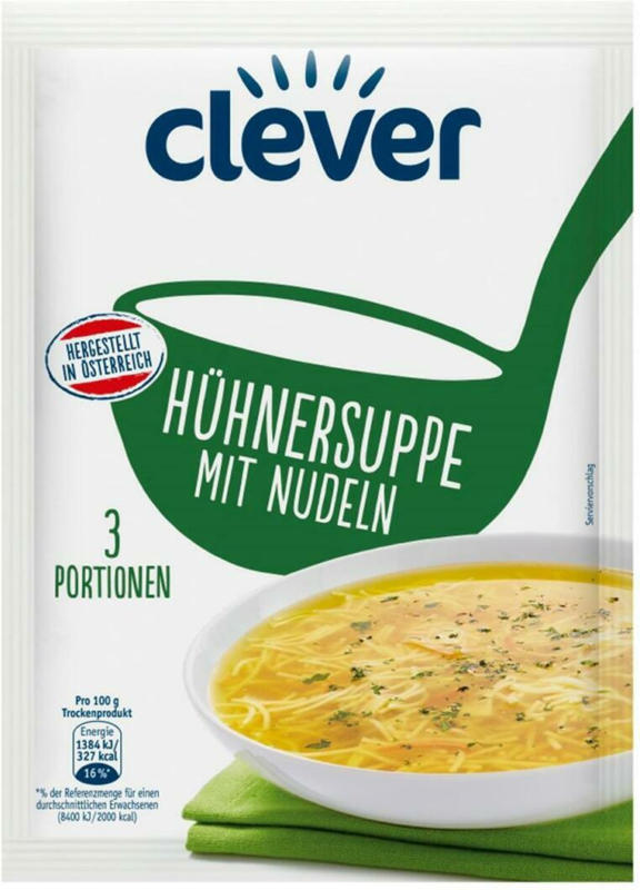 Clever Hühnersuppe mit Nudeln