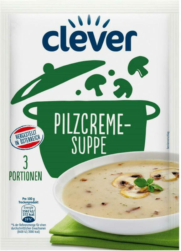 Clever Pilzcreme-Suppe