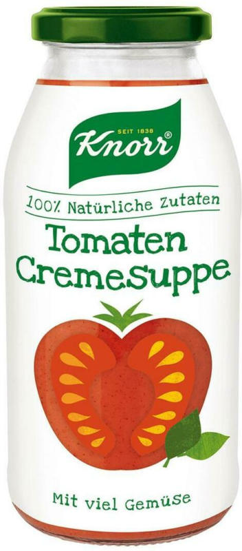 Knorr Tomatencremesuppe im Glas