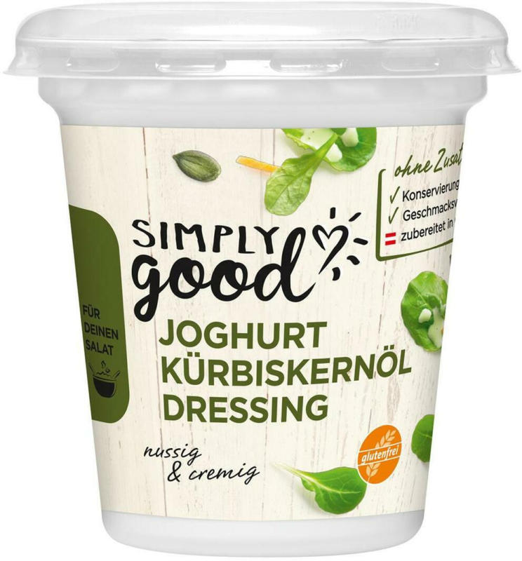 Simply Good Joghurt-Kürbiskernöl Dressing