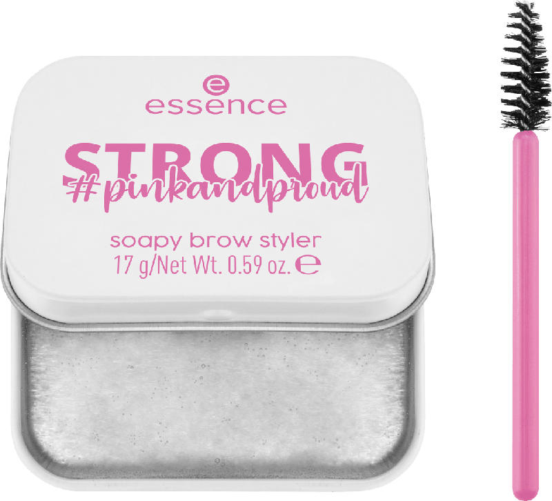 essence cosmetics Augenbrauenseife pinkandproud STRONG soapy brow styler Stronger Than Yesterday! 01