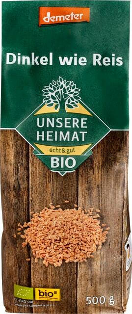 Unsere Heimat - echt & gut Bio Dinkel wie Reis