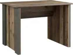 Schreibtisch 'Cliff' , Braun, Dunkelgrau