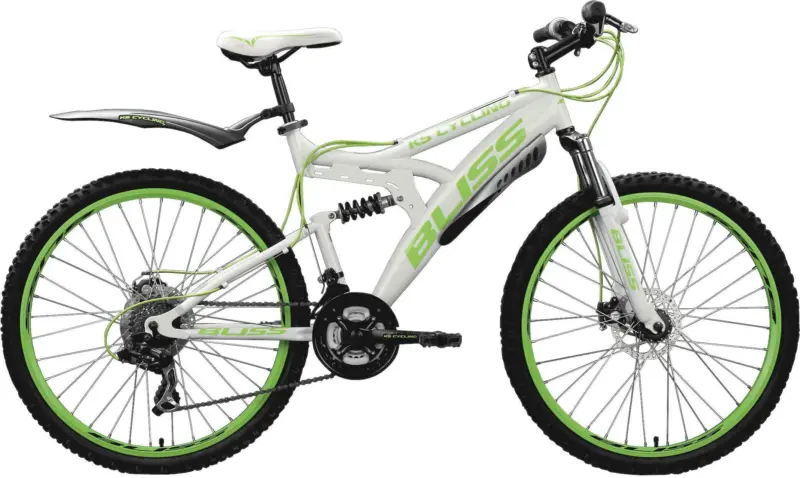 Mountainbike Fully 26'' Bliss Wei&szlig; RH 48cm