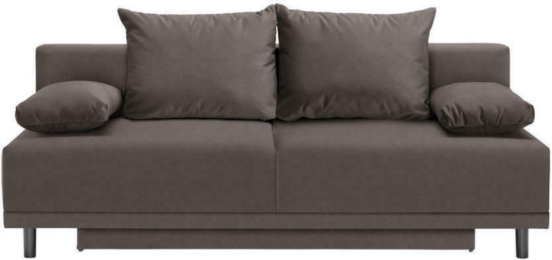 Schlafsofa in Textil Braun
