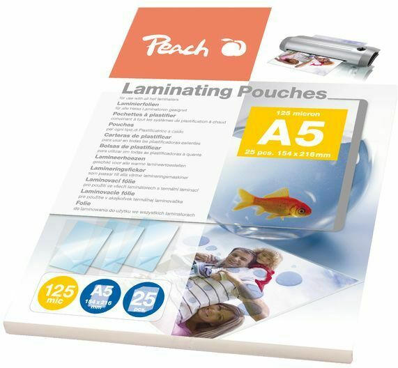 PEACH Laminierfolien A5 starkes Material 25 Stück