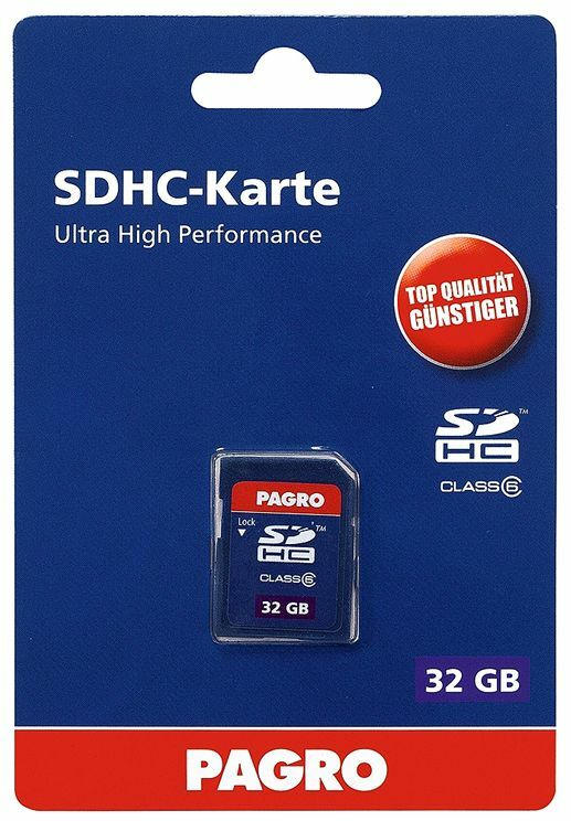 PAGRO SDHC Speicherkarte 32 GB