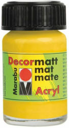 MARABU Acrylfarbe ”Decormatt Acryl” 15 ml mittelgelb