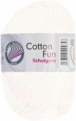 GRÜNDL Garn ”Cotton Fun” 50g weiß