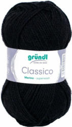 GRÜNDL Wolle ”Classico” 50g schwarz