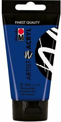 MARABU Acrylfarbe ”Artist” 75 ml ultramarinblau