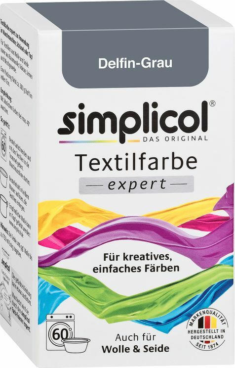 SIMPLICOL Textilfarbe ”Expert” 150g delfingrau