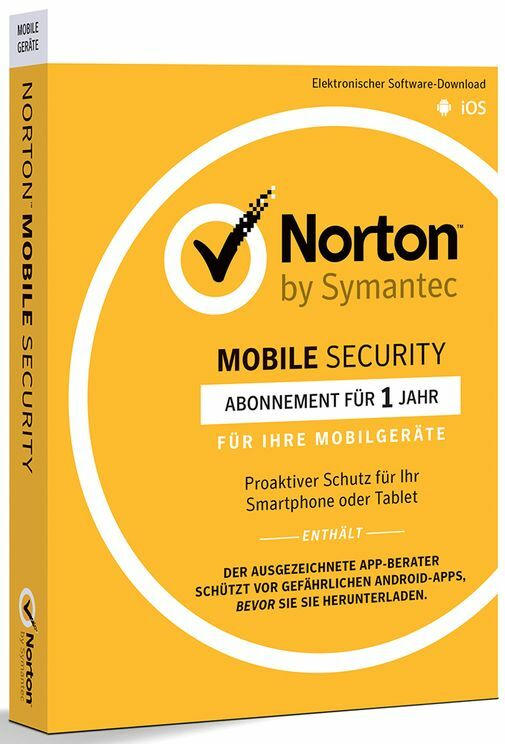 NORTON ”Mobile Security” 3.0 für 1 Gerät 1 Jahr