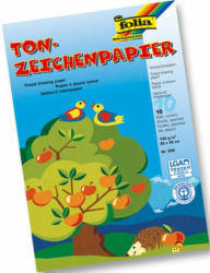 FOLIA Tonzeichenpapier 10 Bögen 22 x 32 cm mehrere Farben