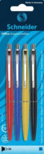 PAGRO DISKONT SCHNEIDER Kugelschreiber ”Office” 4 Stück mehrere Farben