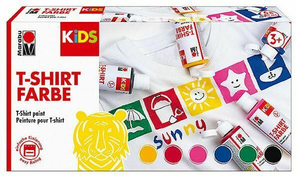 MARABU Kids T-Shirt Farbenset 6 x 80 ml mehrere Farben