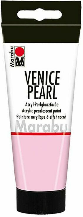 MARABU Acryl-Perlglanzfarbe ”Venice Pearl” 100 ml perlmutt-rosa