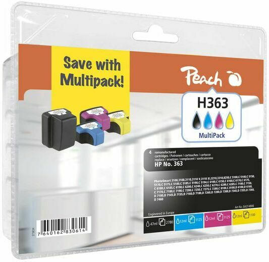 Tinte Peach HP Nr.363 Multipack PI300-304 BLISTER