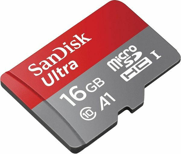 SANDISK ULTRA Micro-SDHC Karte 16GB inkl. Adapter