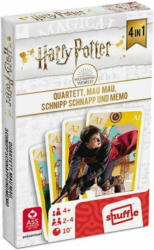 SHUFFLE Kartenspiel ”Harry Potter Quartett 4-in-1” 32 Karten