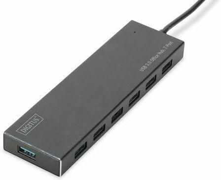 DIGITUS USB 3.0 Hub 7-Port schwarz