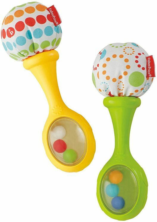 FISHER-PRICE Rumba-Rasseln für Babys bunt