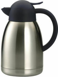 Thermoskanne aus Edelstahl 1,5 Liter silber